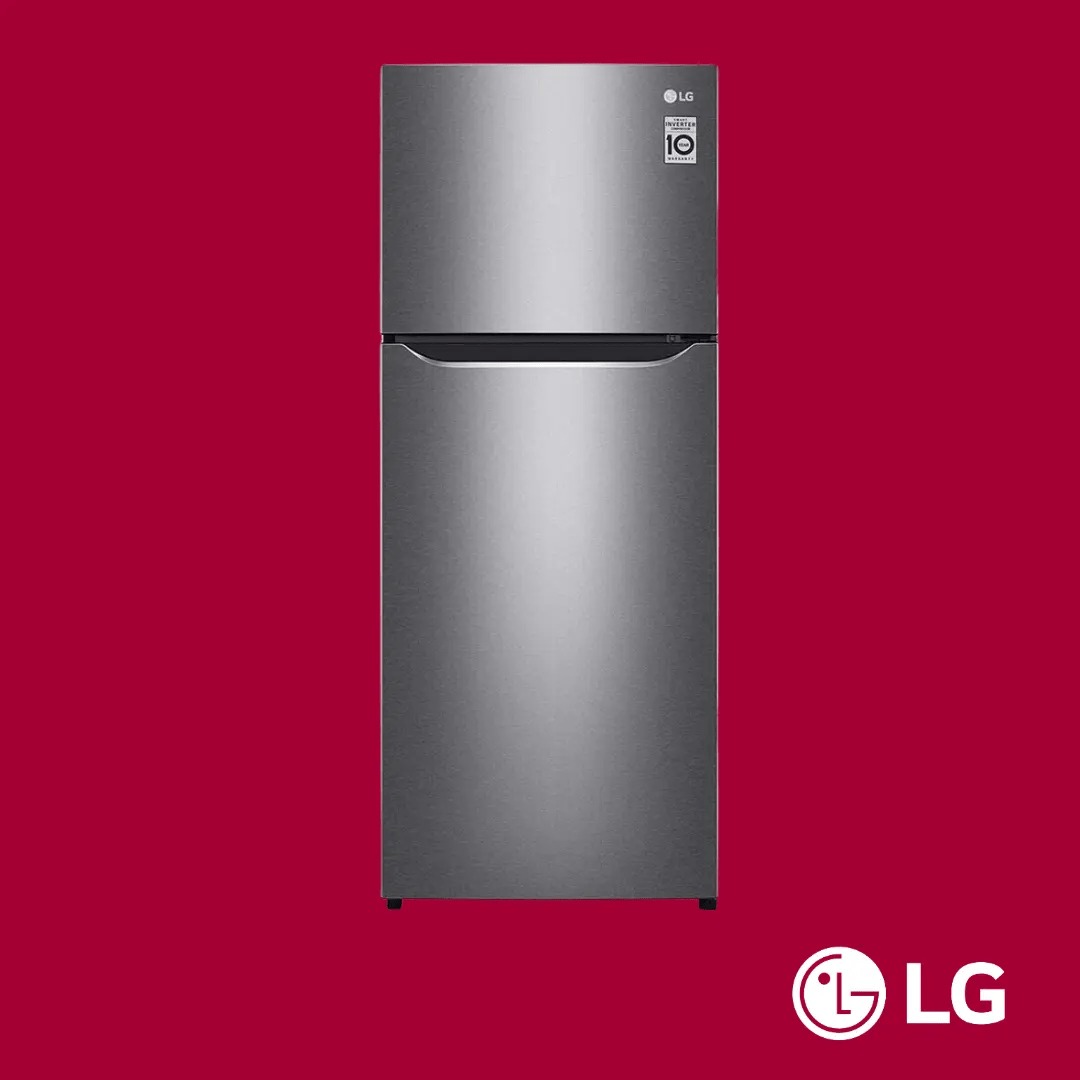 LG Top Freezer Refrigerator 205L (REF202SQBB) GN-B202SQIR