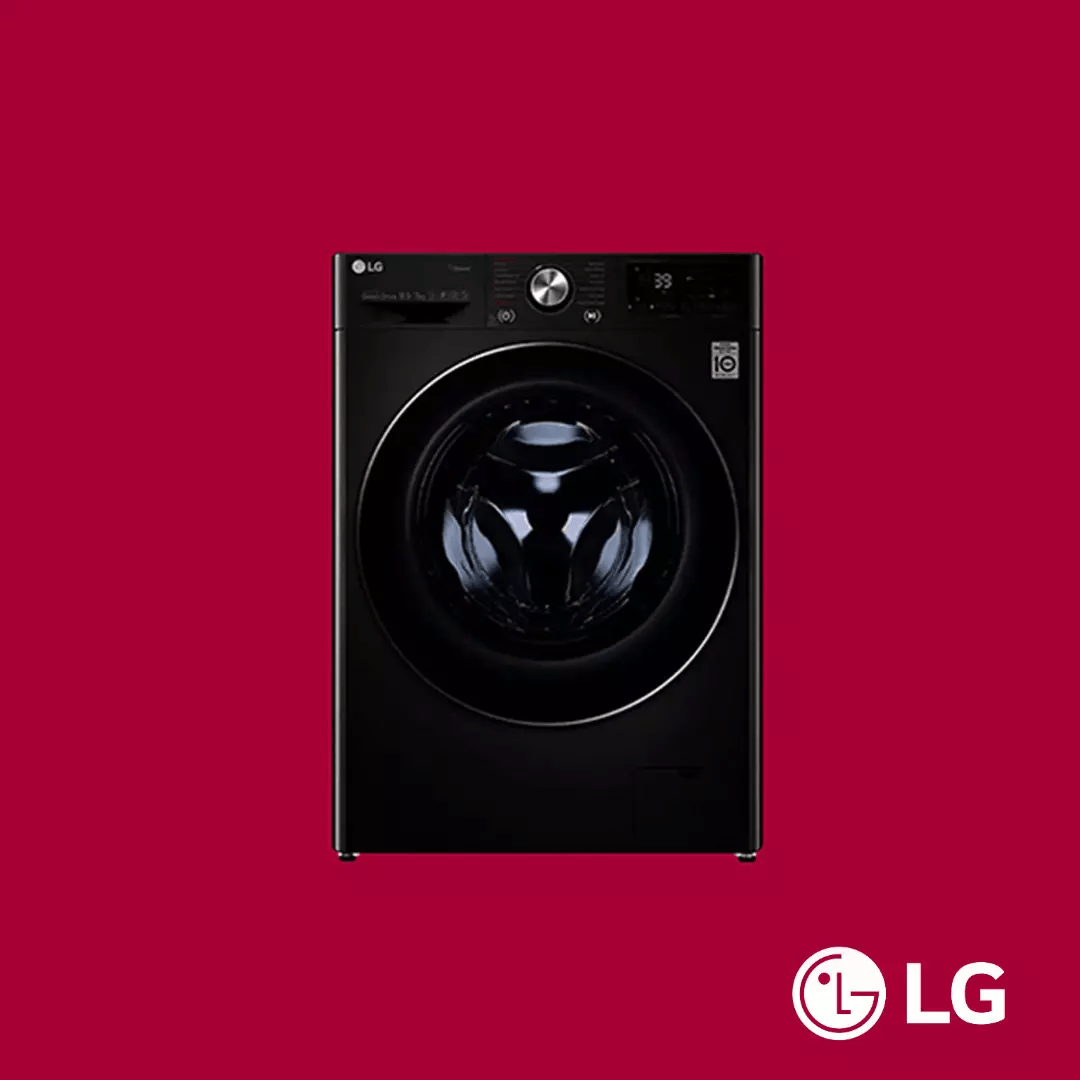 LG Front Load 10.5KG (F4V3RYP6JE) Washing Machine LGWM4V3RYP6JE-F