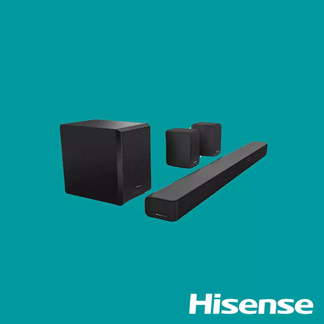 Hisense Soundbar with Subwoofer 340W 5.1CH (AX5100G) HISAUD5100G-AX
