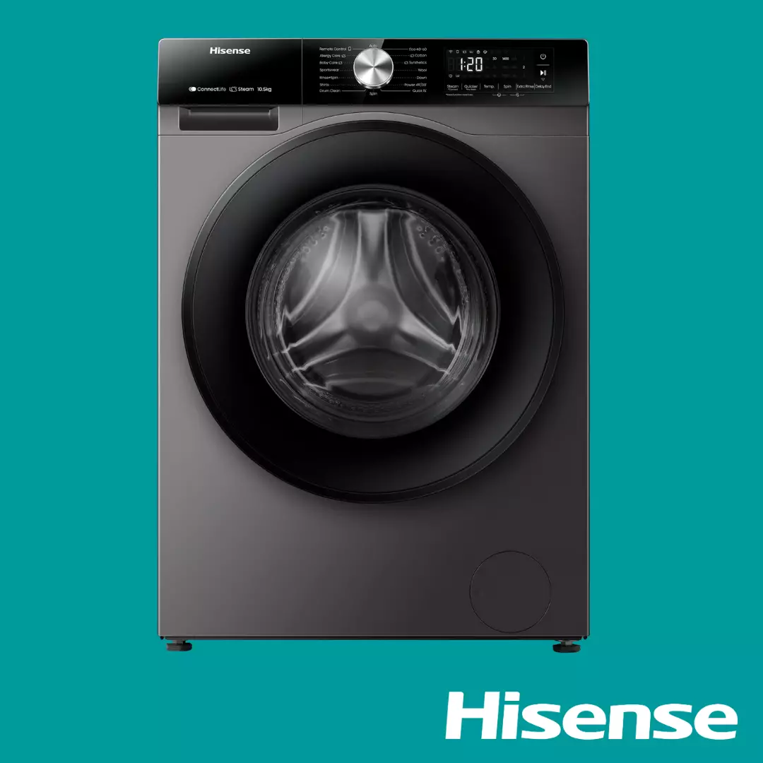 Hisense Front Load 10.5KG (WF3S1043BT) Washing Machine HISWM1043BT-WF3S