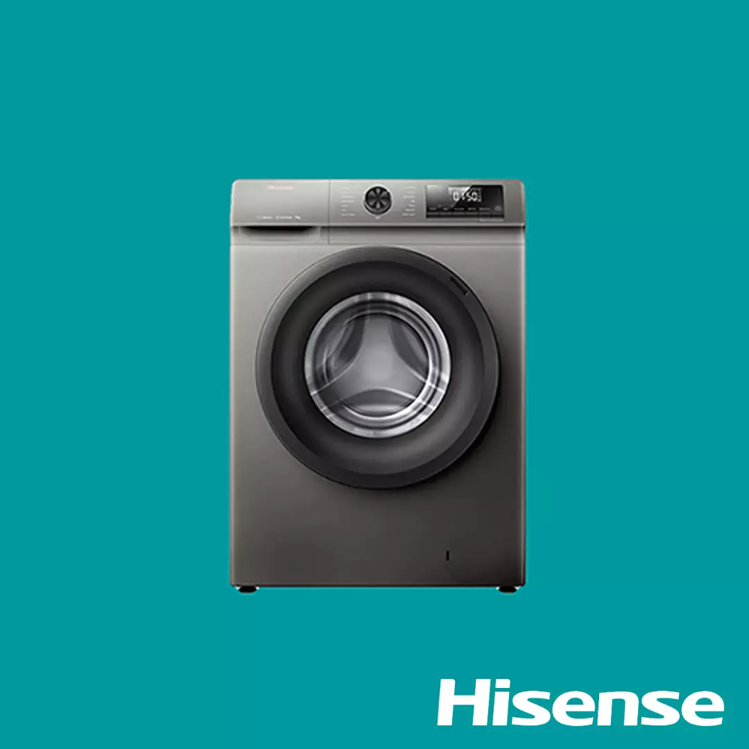 Hisense Front Load 7KG (WFQP7012T) Washing Machine HISWM7012T-WFQP