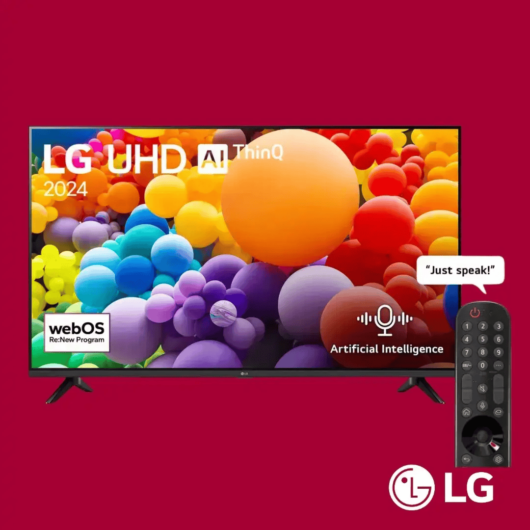 LG TV UHD 55 Inch UT73 4K Smart TV AI Magic remote HDR10 webOS24 55UT73006LA